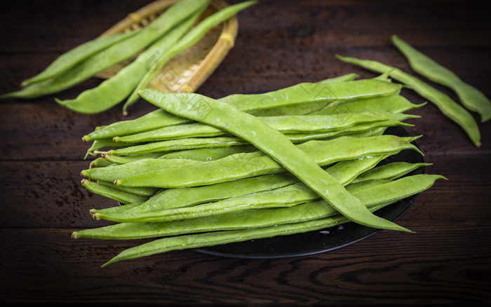 新鲜蔬菜长扁豆