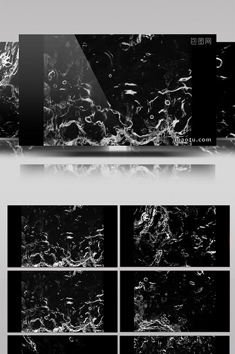 25组水面水流动晶莹剔透素材图片