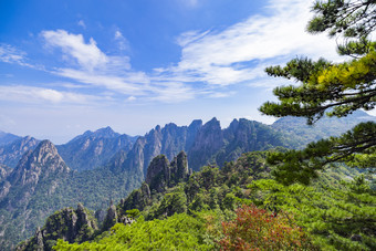 安徽黄山风景区自然风光图片