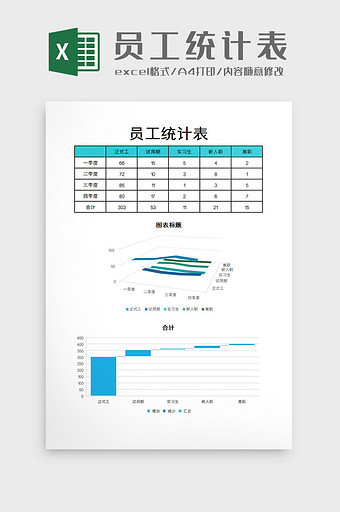 员工统计表excel模板图片