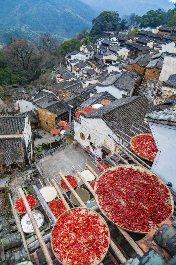 江西婺源篁岭景区风光