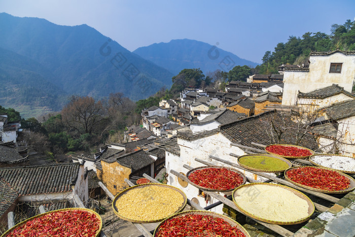 江西婺源篁岭景区风光