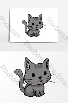 小猫卡通图片