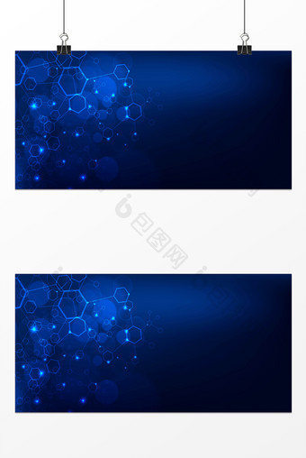 科技化学蓝色背景图片