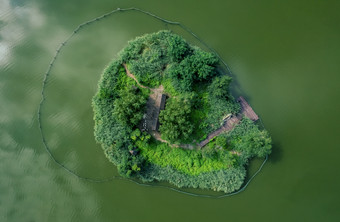 山西太原晋祠公园景观图片