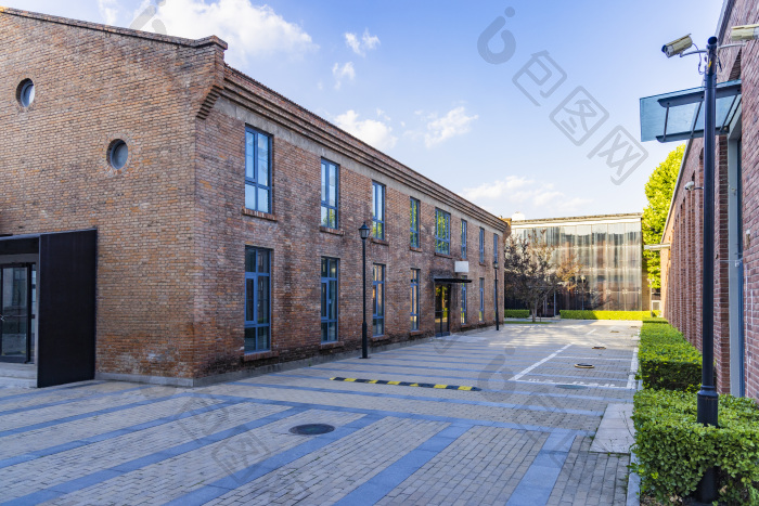 中国天津棉三创意街区建筑风光图片-包图网企业站