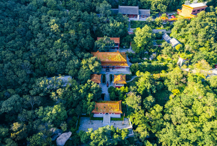 中国天津蓟县盘山风景区风光