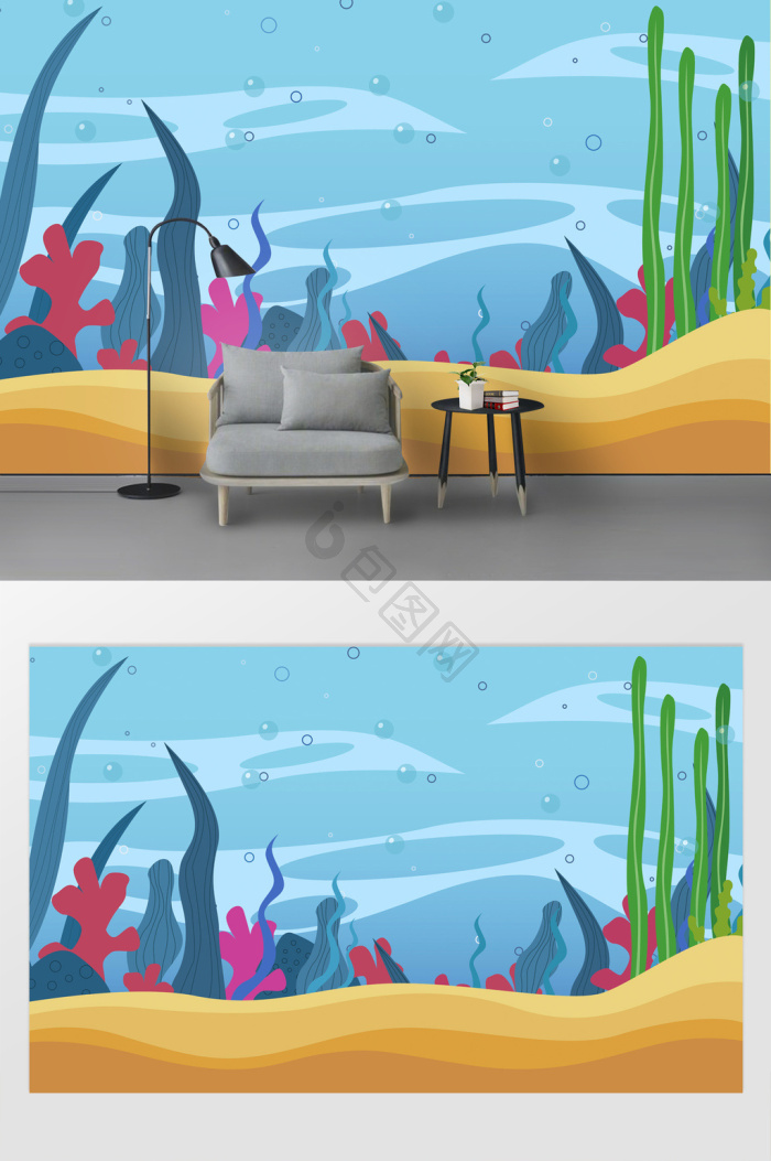 卡通海洋图片-卡通海洋素材免费下载-包图网