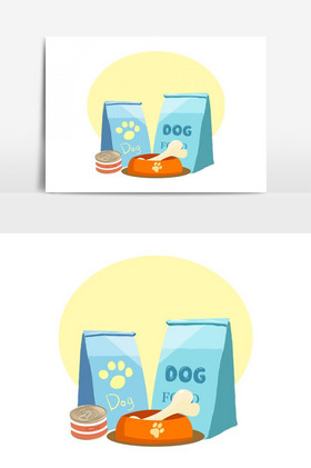 狗粮卡通图片