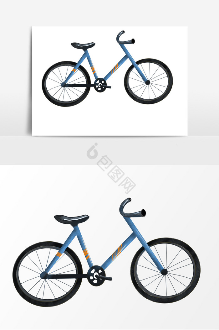 自行车形象图片
