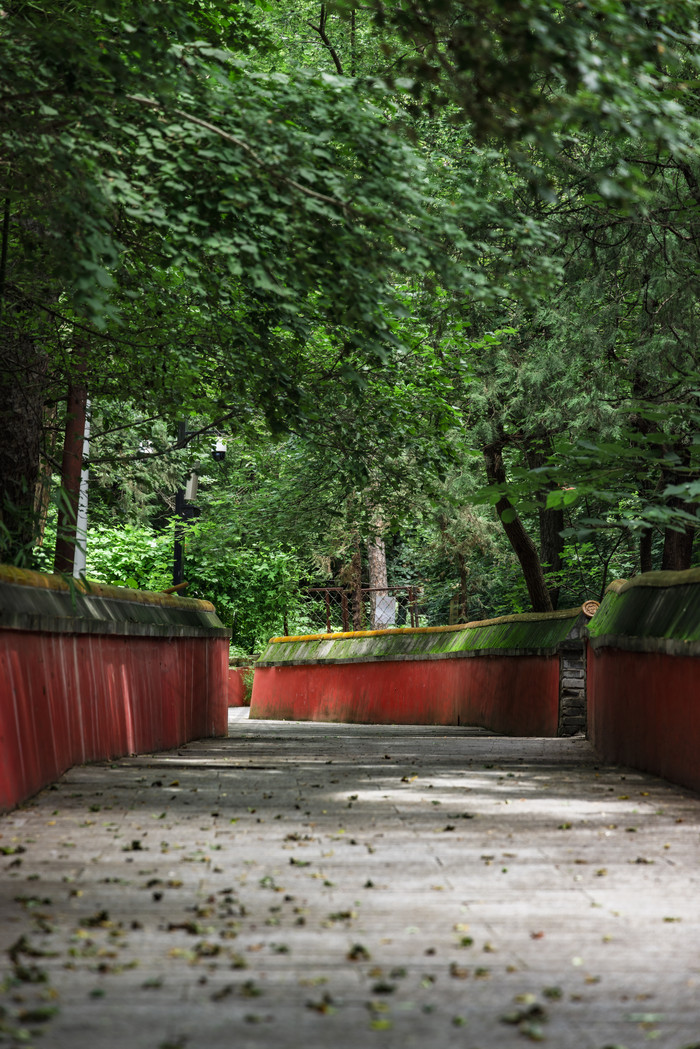 北京门头沟区潭柘寺景区风光