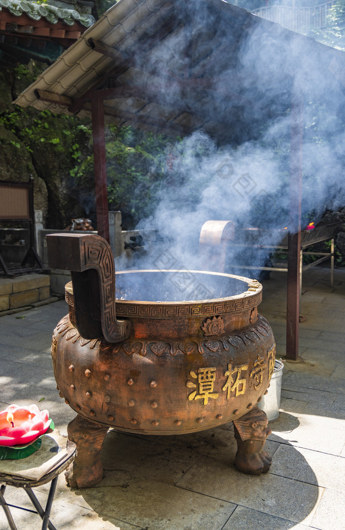 北京门头沟区潭柘寺景区风光