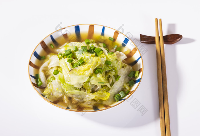 传统美食清炒娃娃菜