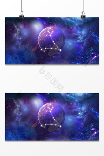 星空星座宇宙科幻科技梦幻教育背景图片