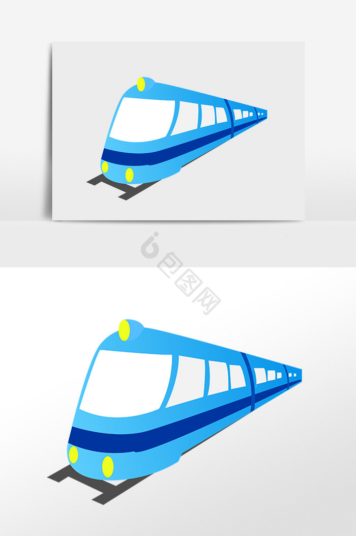 交通工具火车插画图片