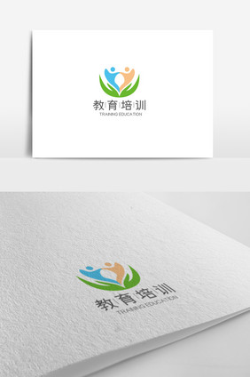 时尚大气简约培训教育logo设计模板