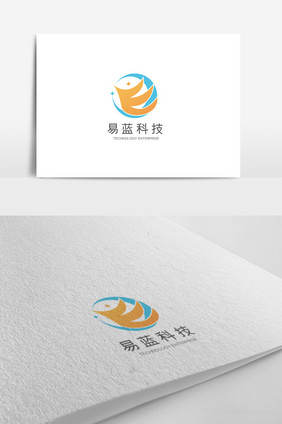 时尚大气高端简约科技公司logo模板