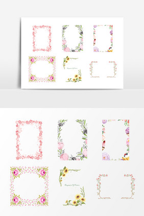 植物花卉装饰边框