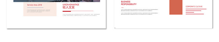 简约版式 企业整套 画册设计