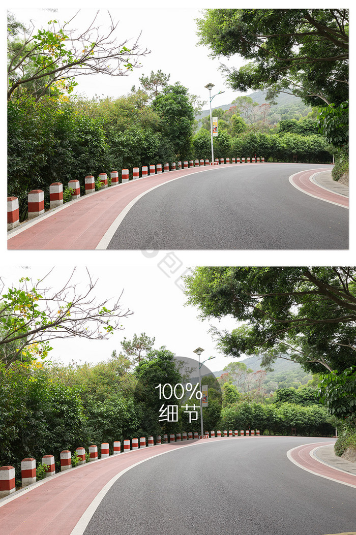 安静的公路摄影图片