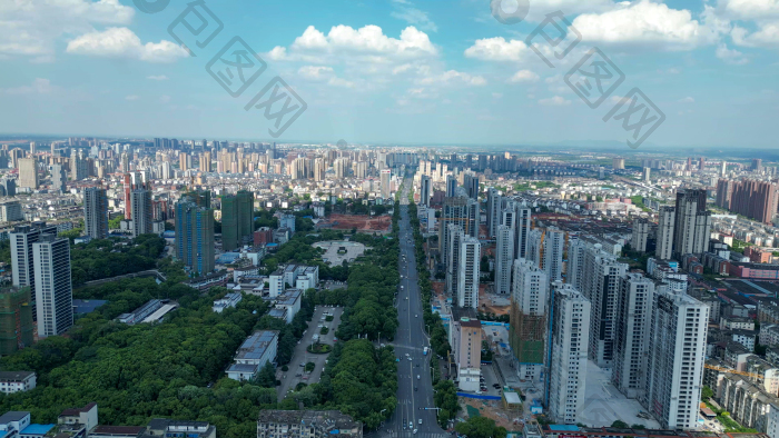 航拍江西新余城市风光仙来大道图片-包图网企业站