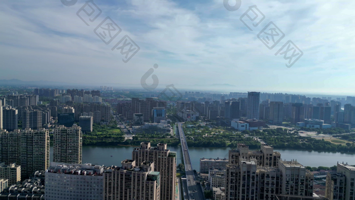 航拍江西鹰潭大桥信江图片-包图网企业站
