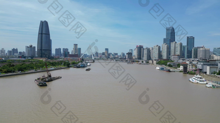 航拍宁波甬江外滩大桥图片-包图网企业站
