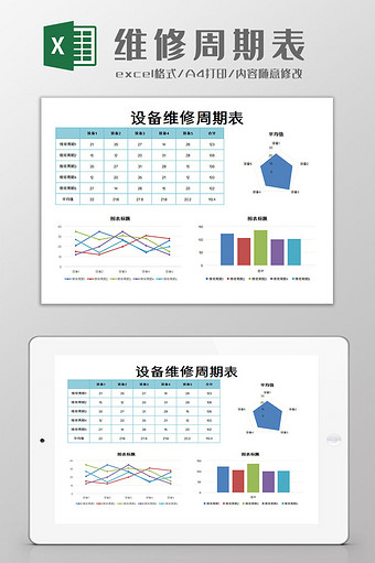 维修周期表excel模板图片