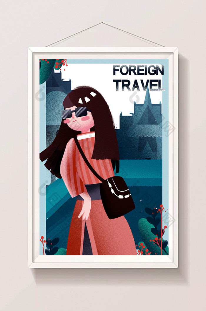 国庆出游季旅行素材旅行箱素材图片