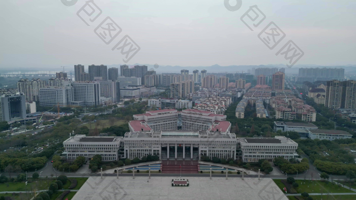 航拍四川遂宁市政府图片-包图网企业站