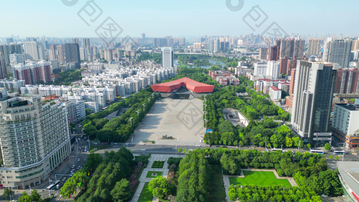 航拍武汉辛亥革命武昌起义纪念馆图片-包图网企业站