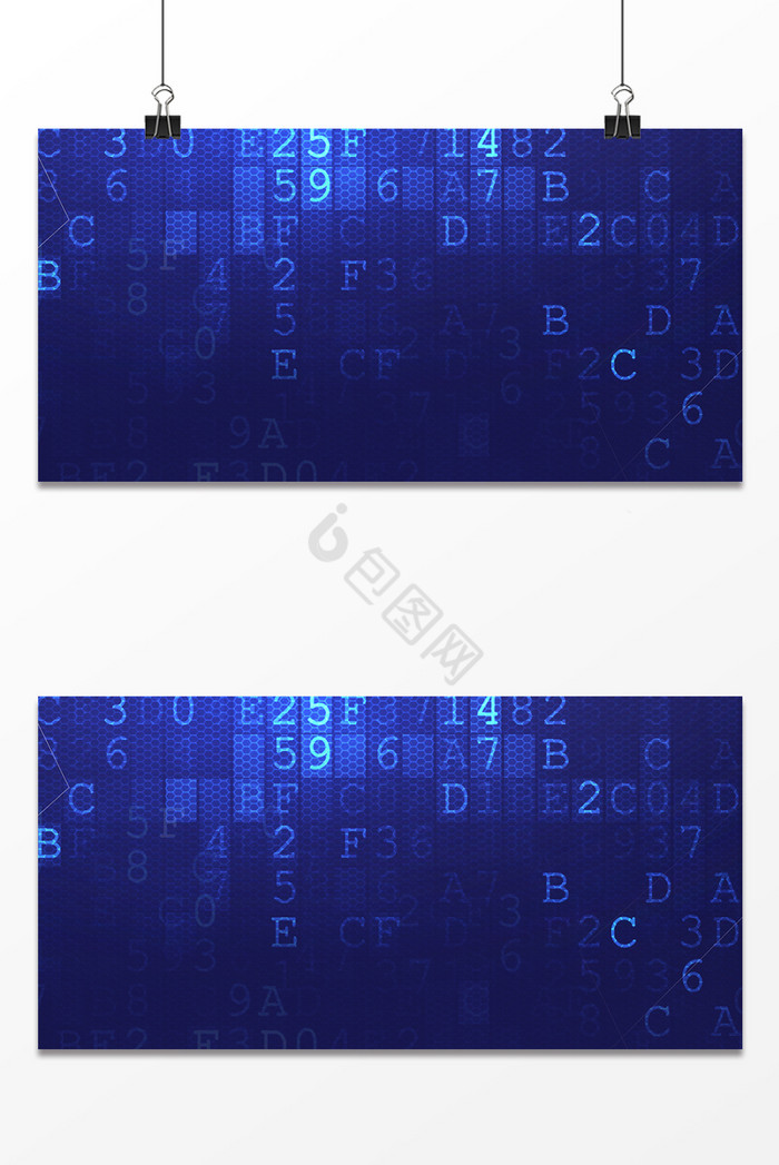 蓝紫数字科技图片