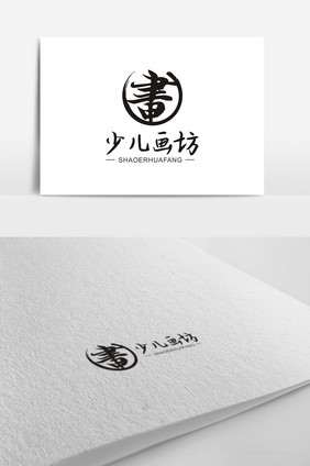 简约绘画教育培训LOGO