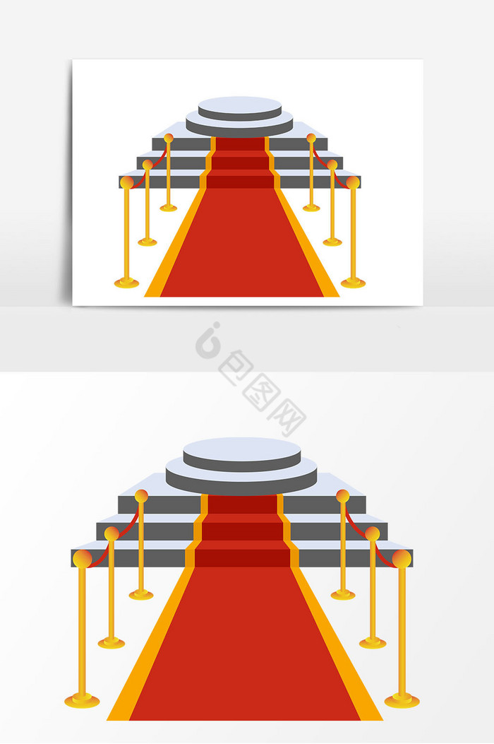 红毯舞台图片