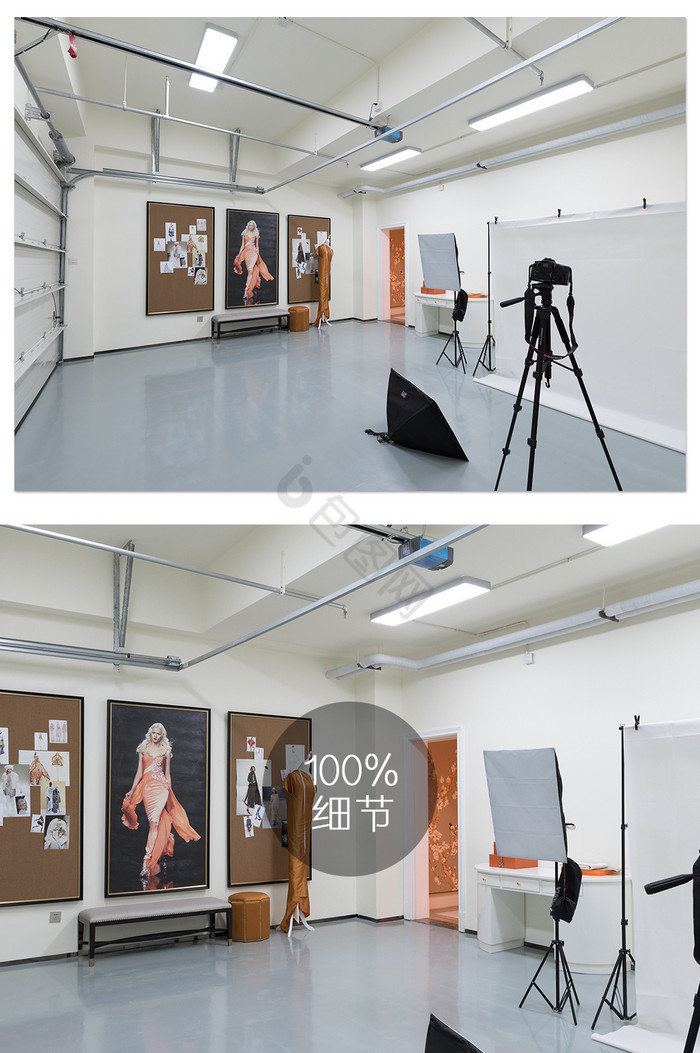简约大气的摄影棚图片
