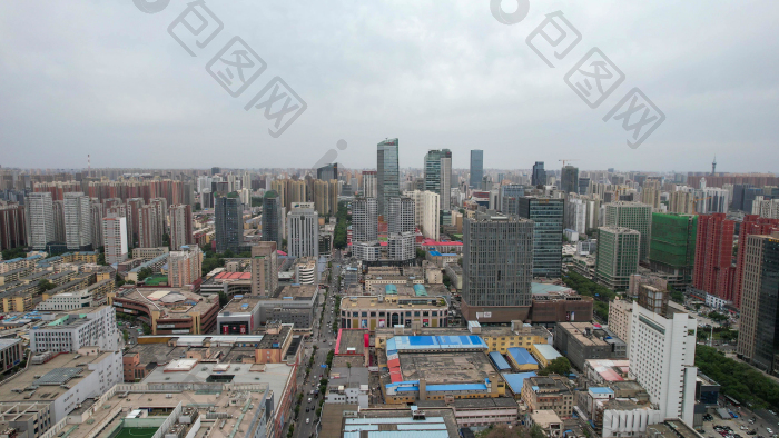 河北石家庄城市风光航拍图片-包图网企业站