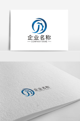 简约大气创意字母P机械行业LOGO