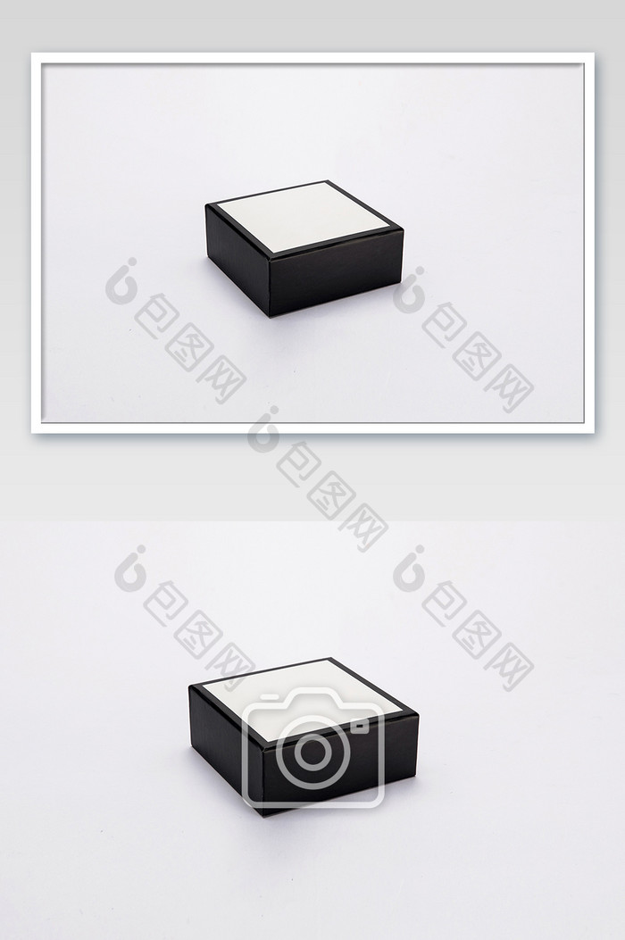 简约性冷淡风格拼色撞色环保纸盒摄影图片