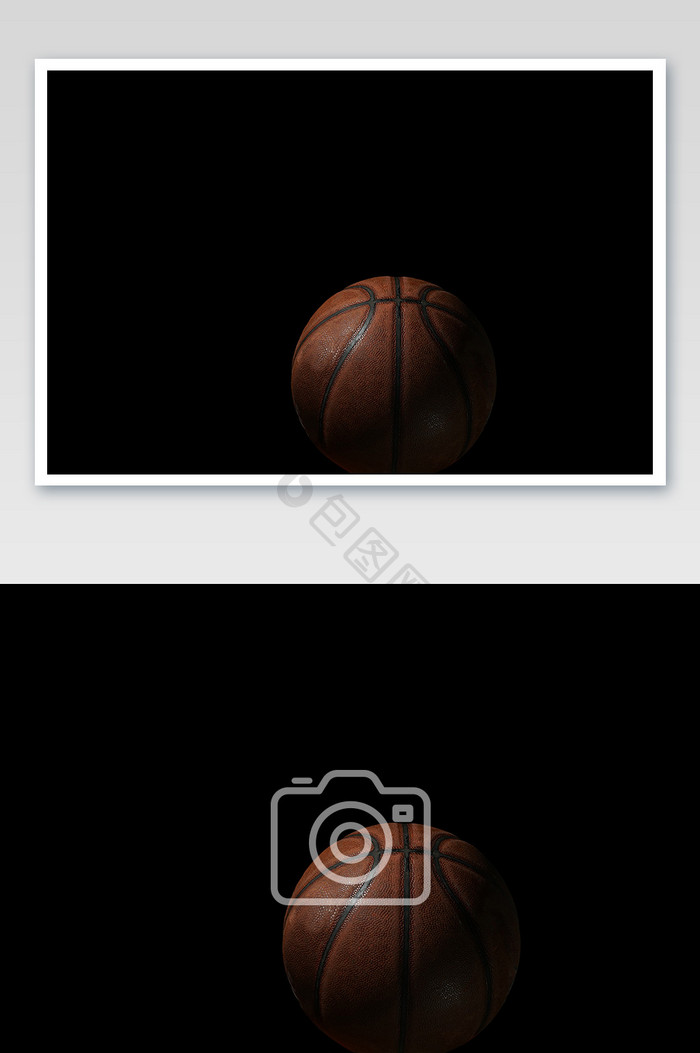 特写篮球细节摄影图