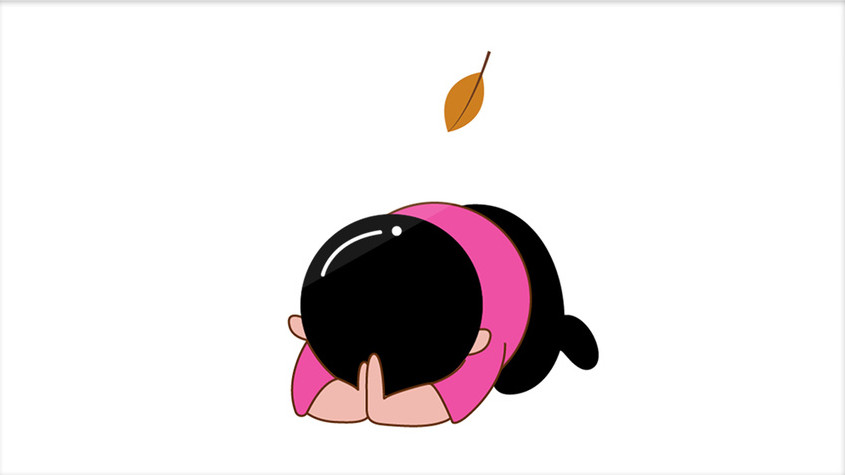 搞怪人物小男孩认错道歉表动态情包gif