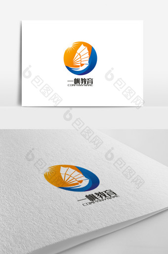 个性大气教育logo设计图片