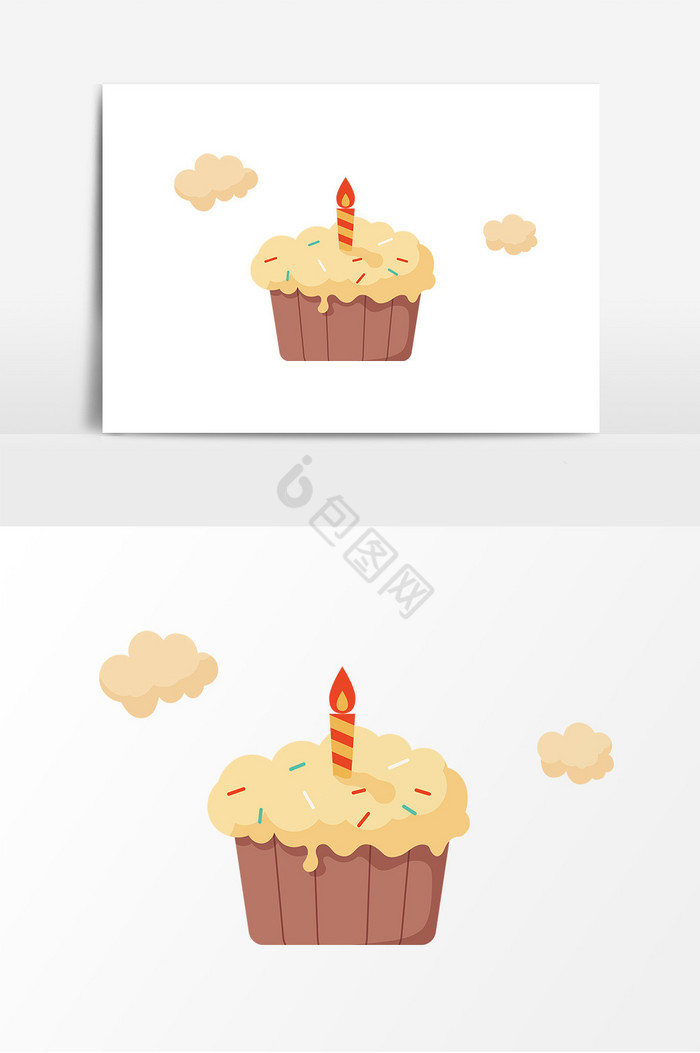 小蛋糕过生日图片