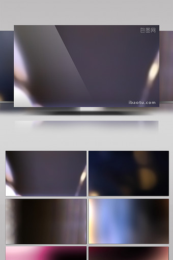 16款梦幻光效屏幕漏光彩色光斑特效元素图片