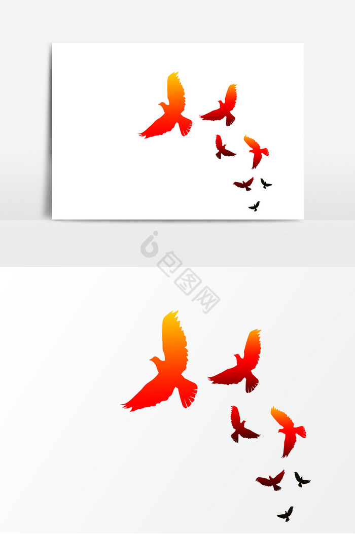 飞鸟鸽子装饰图片