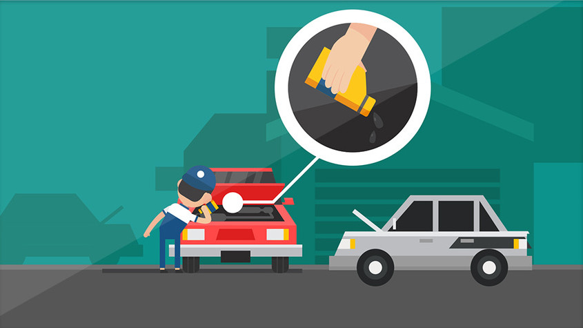 车辆安全检查动图