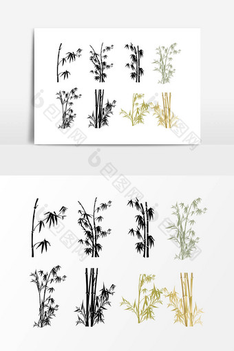 中国风竹子设计素材图片