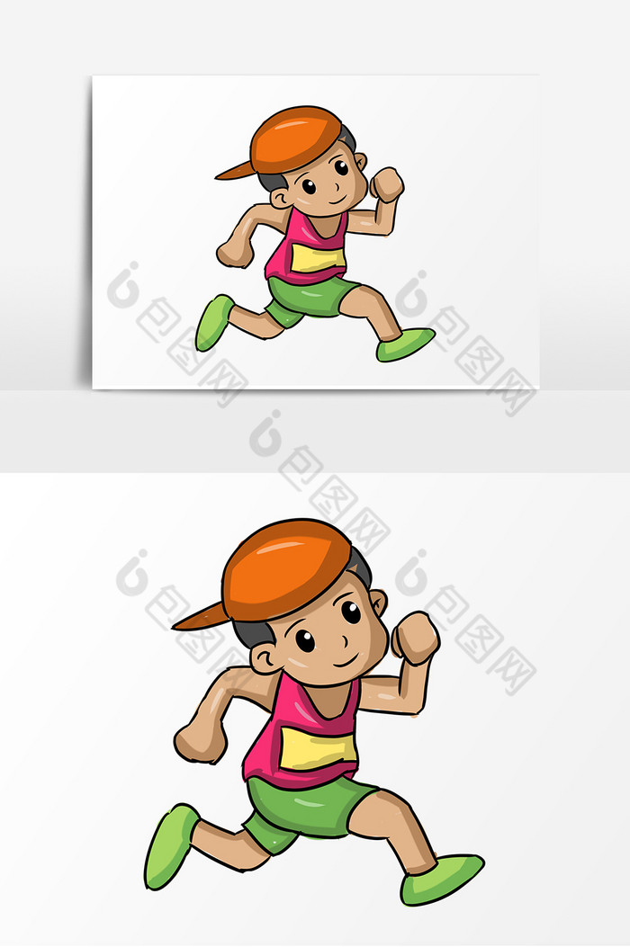 风男孩运动形象图片