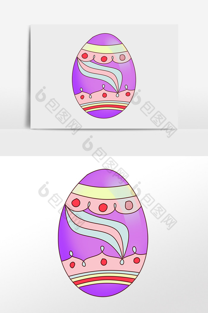 复活节快乐彩蛋插画图片图片