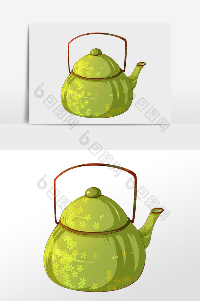 茶文化茶具茶壶插画图片图片