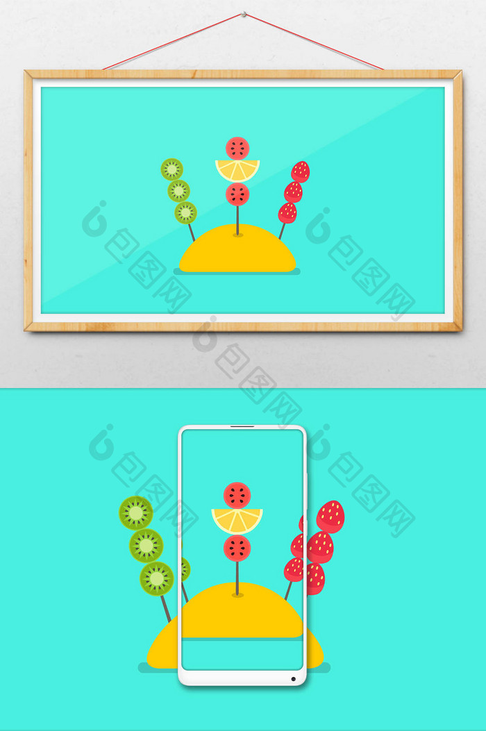 水果串串糖葫芦动图gif